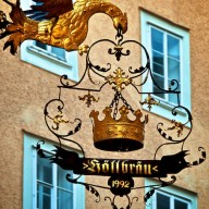 Metalwork Sign, Salzburg